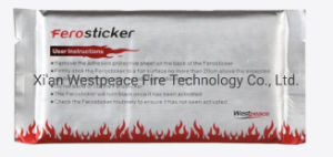 10x5 cm Fire Sticker Self-Contained Fire Suppression Device with 6 Year Service Life